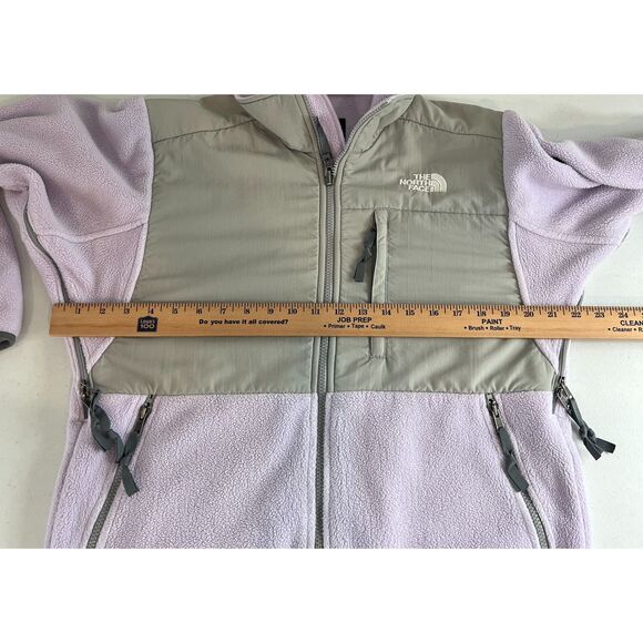 The North Face Women's Denali Jacket Lavender Gray Fleece Full Zip Size S - Picture 8 of 12
